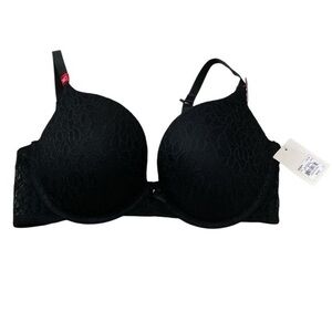 SO black lace bra NWT size 36C